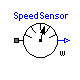 Modelica.Mechanics.Rotational.Sensors.SpeedSensor