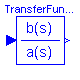 Modelica.Blocks.Continuous.TransferFunction