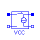 Modelica.Electrical.Analog.Basic.VCC