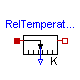 Modelica.Thermal.HeatTransfer.RelTemperatureSensor