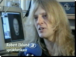 Robert Eklund, TV3 Direkt, 3 November 1998