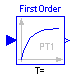 Modelica.Blocks.Continuous.FirstOrder