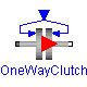 Modelica.Mechanics.Rotational.OneWayClutch