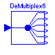ModelicaAdditions.Blocks.Multiplexer.DeMultiplex6