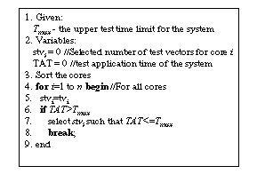 Sequential test scheduling without test vector selection