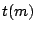 t(m)