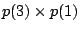 p(3)xp(1)