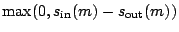 max(0,sin(m)-sout(m))