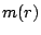 m(r)