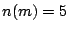 n(m)=5