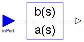 Modelica.Blocks.Continuous.TransferFunction