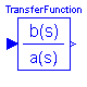 Modelica.Blocks.Continuous.TransferFunction