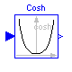 Modelica.Blocks.Math.Cosh