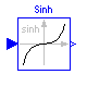 Modelica.Blocks.Math.Sinh