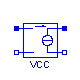 Modelica.Electrical.Analog.Basic.VCC