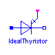 Modelica.Electrical.Analog.Ideal.IdealThyristor