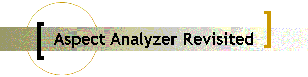 Aspect Analyzer Revisited