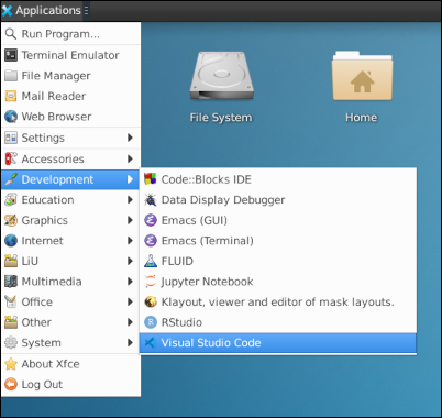 Hur du hittar VS Code i vr startmeny