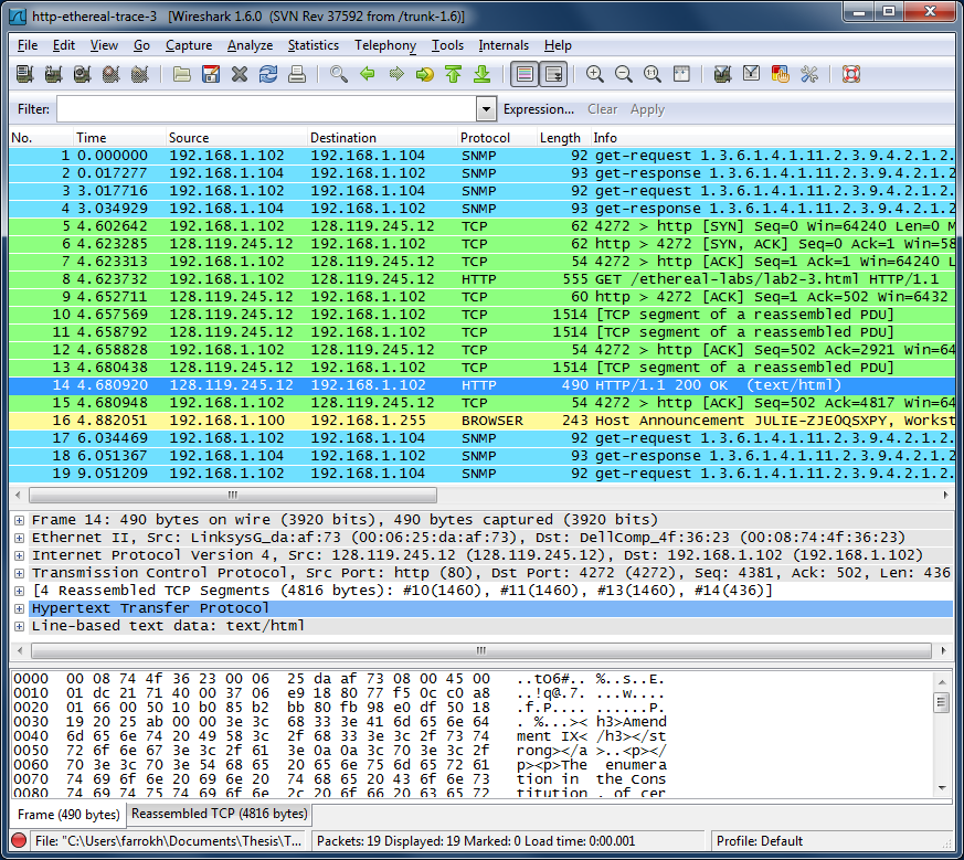 wireshark capture https