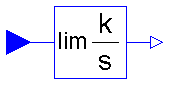 Modelica.Blocks.Continuous.LimIntegrator