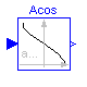 Modelica.Blocks.Math.Acos