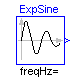 Modelica.Blocks.Sources.ExpSine