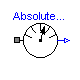 Modelica.Mechanics.Rotational.Interfaces.AbsoluteSensor