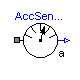 Modelica.Mechanics.Rotational.Sensors.AccSensor