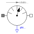 Modelica.Mechanics.Rotational.Sensors.RelAngleSensor