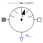 Modelica.Mechanics.Rotational.Sensors.RelSpeedSensor