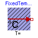 Modelica.Thermal.HeatTransfer.Celsius.FixedTemperature