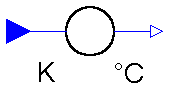 Modelica.Thermal.HeatTransfer.Celsius.FromKelvin