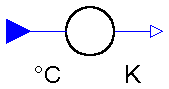 Modelica.Thermal.HeatTransfer.Celsius.ToKelvin