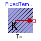 Modelica.Thermal.HeatTransfer.FixedTemperature