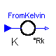 Modelica.Thermal.HeatTransfer.Rankine.FromKelvin