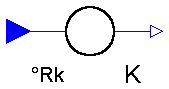 Modelica.Thermal.HeatTransfer.Rankine.ToKelvin