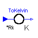 Modelica.Thermal.HeatTransfer.Rankine.ToKelvin