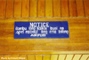 No ken spet Sign, Kavieng Airport
