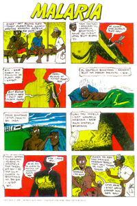 Malaria Comic Strip