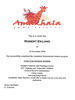 Amakhala Game Reserve diploma