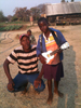 Evans Mabiza and Takudzwo, at Gweru Orphanage